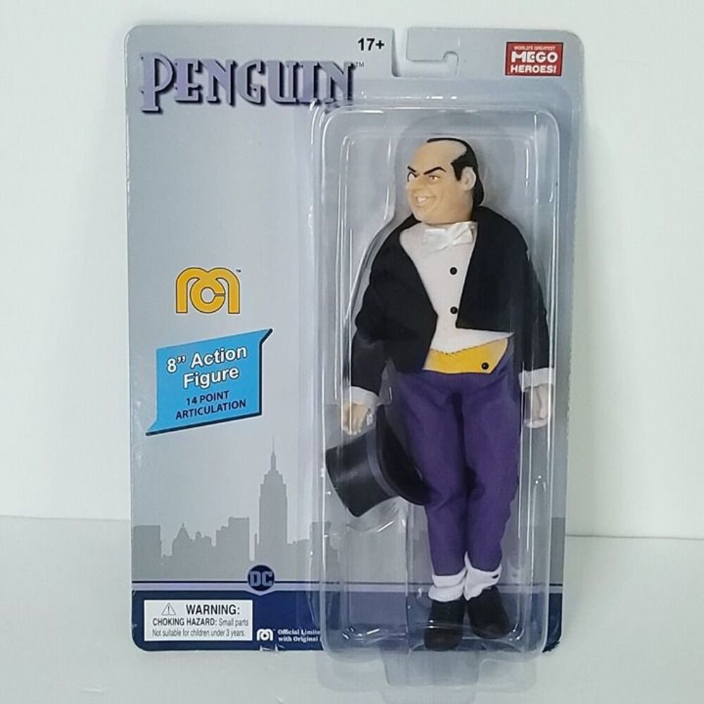 Mego Heroes Penguin Batman Villain Dc Comics Action Figure 14 Point Movement 8"